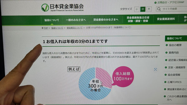 年収と借入のバランスが良くない方、総量規制に引っかかるかたは最終手段で貸金業者を利用できない