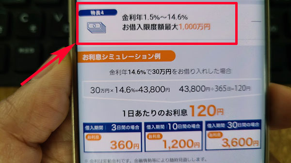 横浜銀行カードローンの限度額と金利